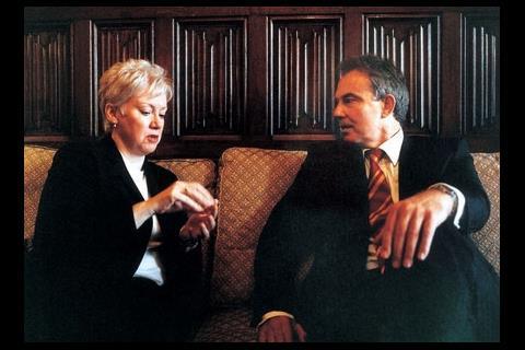 Tony Blair and Margaret Ford